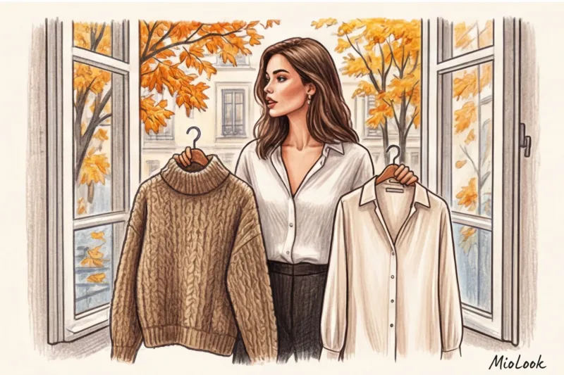 Микрокапсула на межсезонье: как одеваться многослойно из 7 вещей - 8