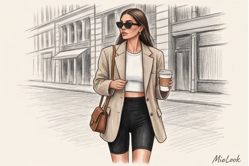 Велосипедки в городском гардеробе: лучшие идеи образов на лето - 7