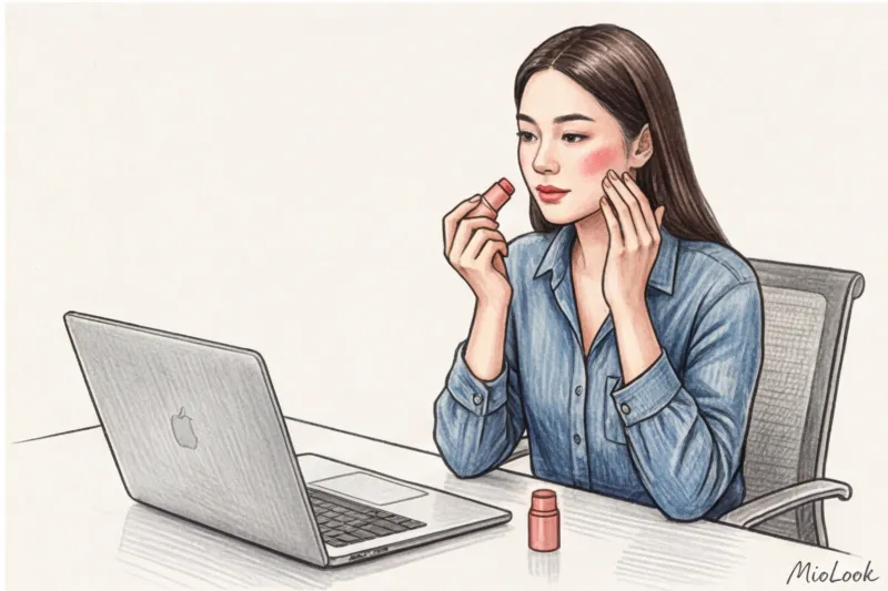 Макияж для видеозвонков: как освежить лицо за 5 минут до созвона - 9