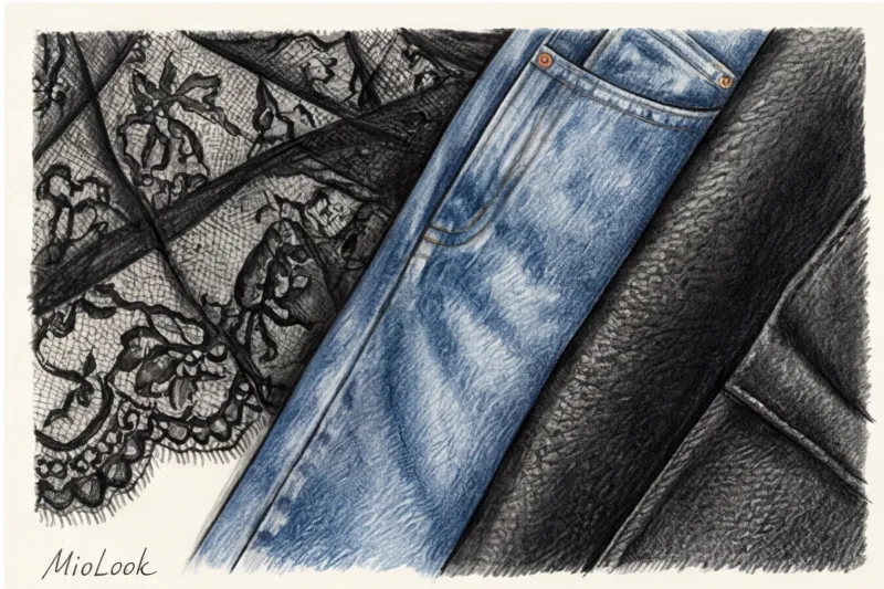 Полупрозрачные фактуры: как носить кружево, сетку и органзу в повседневных луках - 9