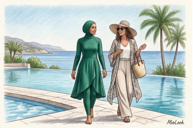 Как выбрать идеальный буркини: ткани, фасоны и комфорт - 1