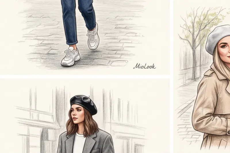 Как правильно носить женский берет: французский шик в повседневных образах - 4