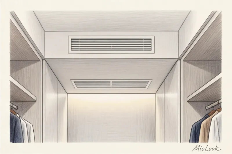 Вентиляция в гардеробной без окна: как избежать запаха затхлости - 3