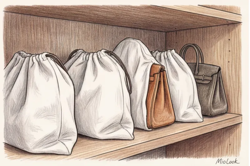 Как хранить сумки и аксессуары в гардеробной комнате - 4