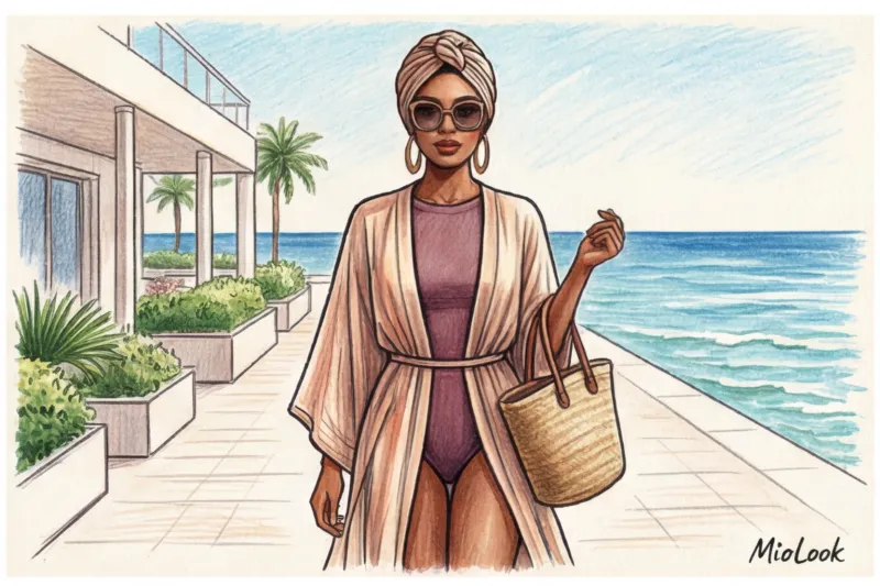 Купальный хиджаб и шапочки: стильные головные уборы для пляжа - 5