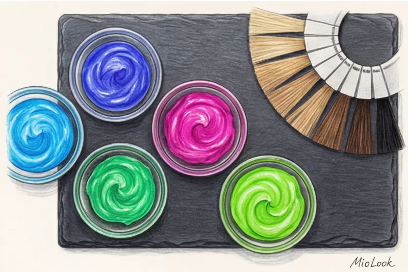 Яркое окрашивание без риска: примерка цветных прядей онлайн - 8