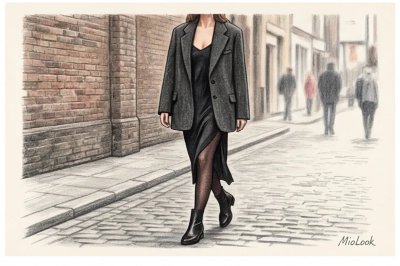 Черные капроновые колготки: когда они уместны и с чем их носить - 8