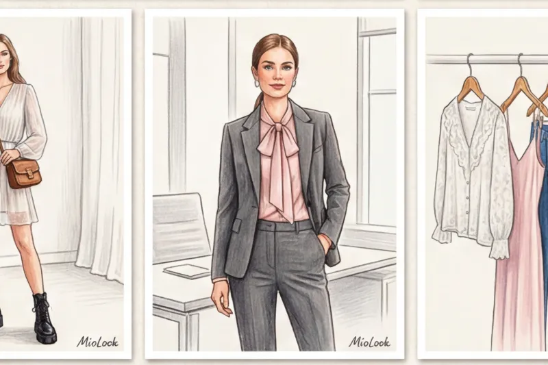 Романтический стиль одежды: рюши, кружево и женственные силуэты - 5