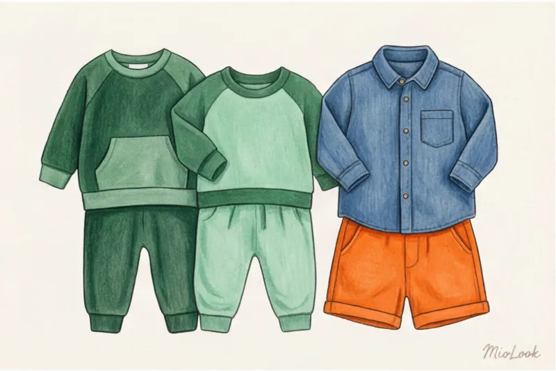 Как сочетать цвета и принты в детском гардеробе: советы стилистов - 4