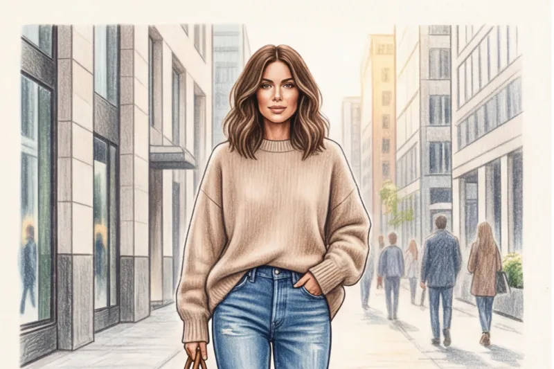 Рваные джинсы в элегантном гардеробе: как носить деним с потертостями и выглядеть дорого - 1