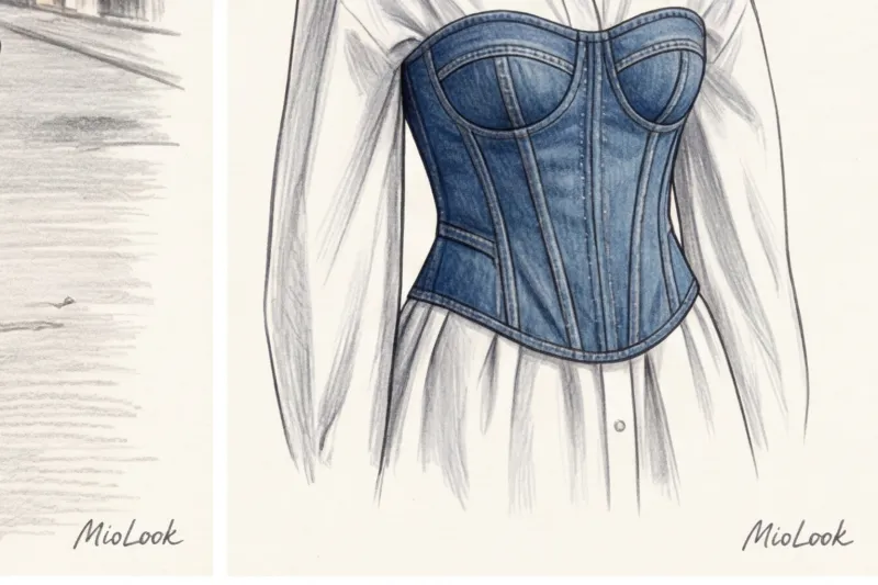 Топы, бра и корсеты поверх одежды: тренд на нестандартную многослойность - 9