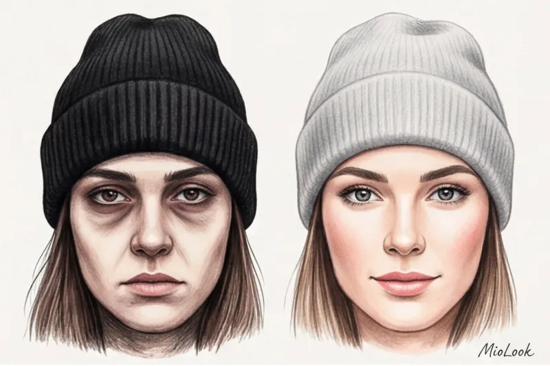 Как подобрать цвет шапки к верхней одежде и лицу - 2
