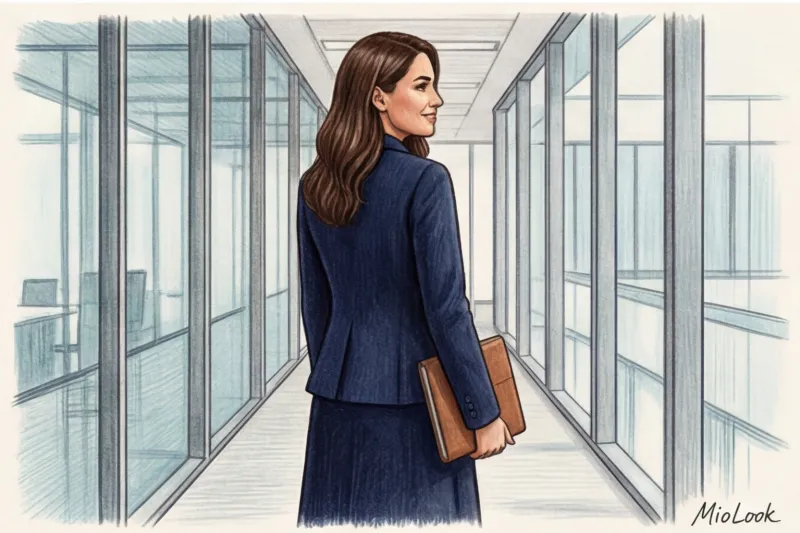 Скромный офисный стиль: подбор закрытой деловой одежды - 8