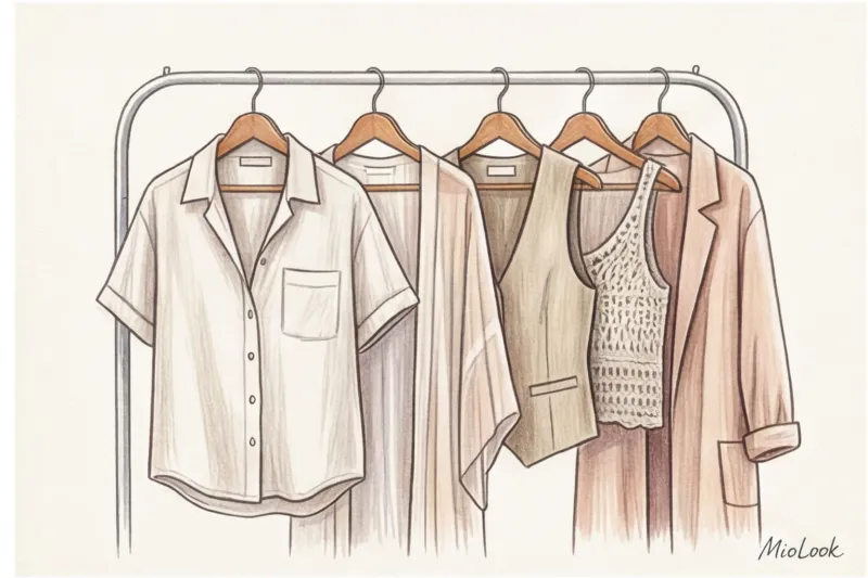 Многослойность летом: дышащие ткани и легкие накидки для стильных образов в жару - 4