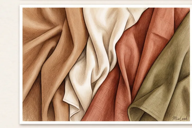 Базовые цвета одежды для теплого и холодного подтона кожи - 4