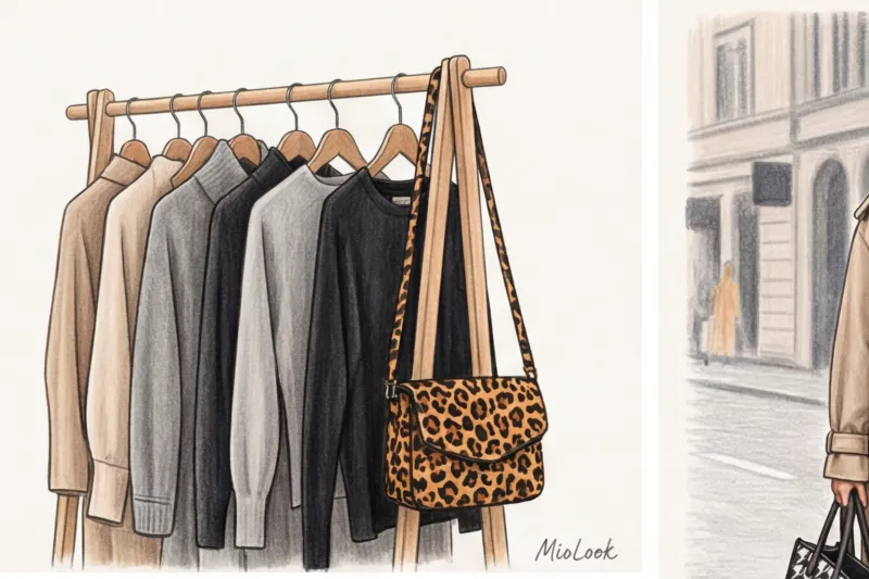 Акцентные аксессуары: как добавить принт в образ с помощью сумок, обуви и платков - 1