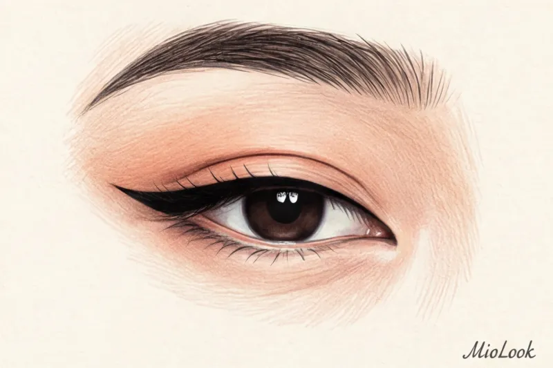 Виртуальный макияж глаз: подбираем стрелки и тени по форме век - 5