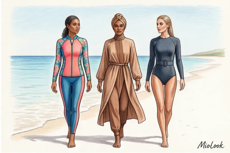 Закрытые купальники от солнца: защита от ультрафиолета без компромиссов в стиле - 3