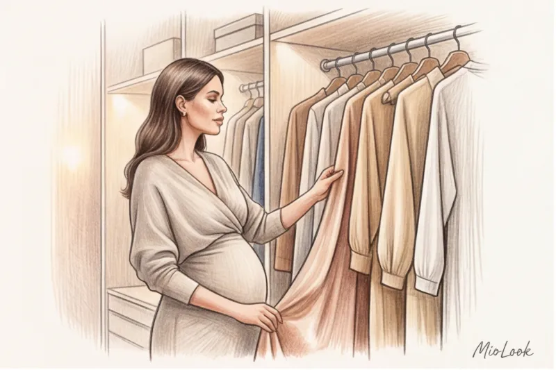 Базовый гардероб для беременных: умный подход и ИИ