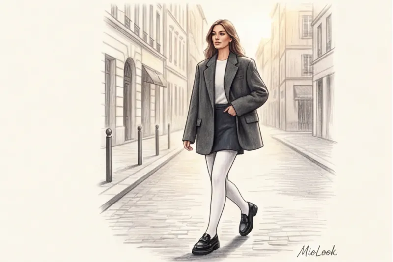 З чим носити білі колготки, щоб виглядати дорого