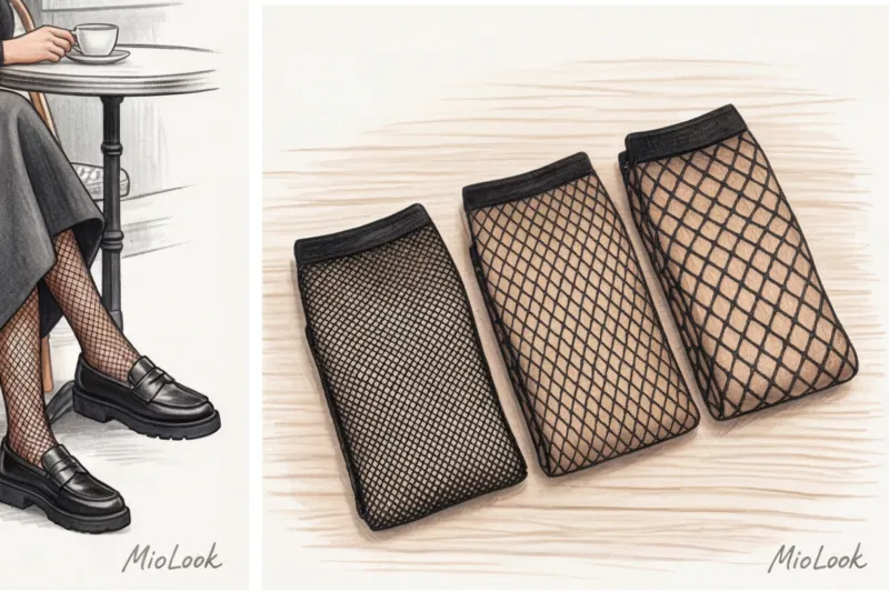 Колготки в сетку и с принтом: как носить, чтобы не выглядеть вульгарно - 9