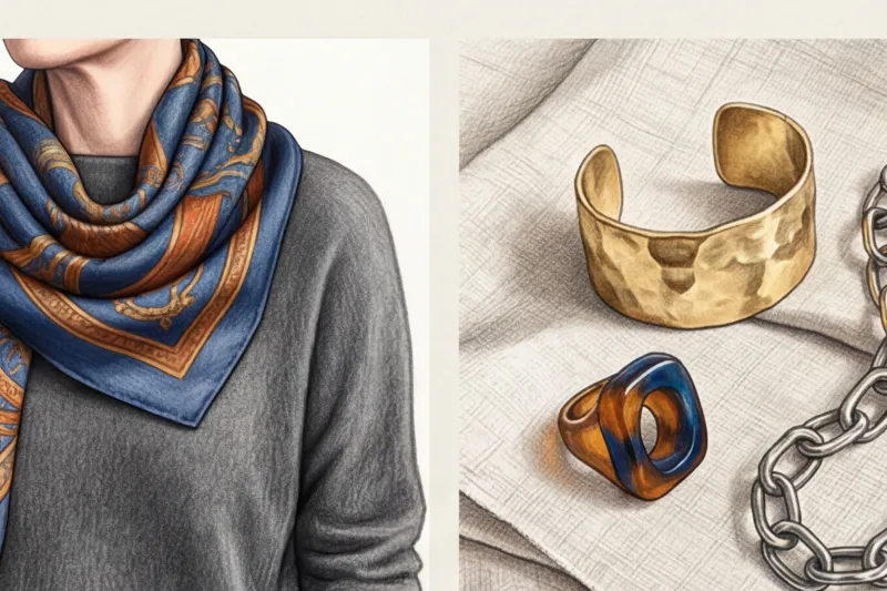 Аксессуары для женщин 50+: как носить платки, украшения и сумки современно - 2