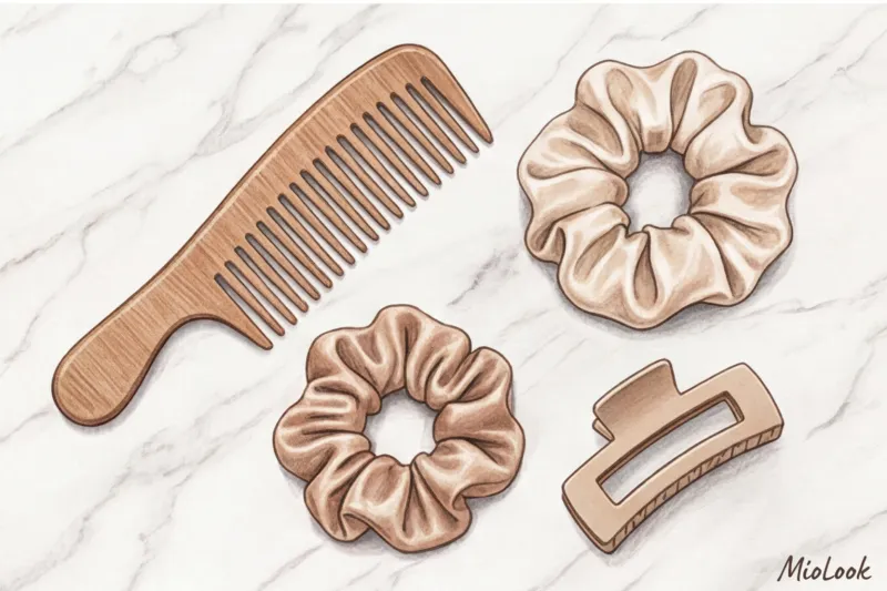 Как скрыть послеродовое выпадение волос: 5 быстрых причесок - 8