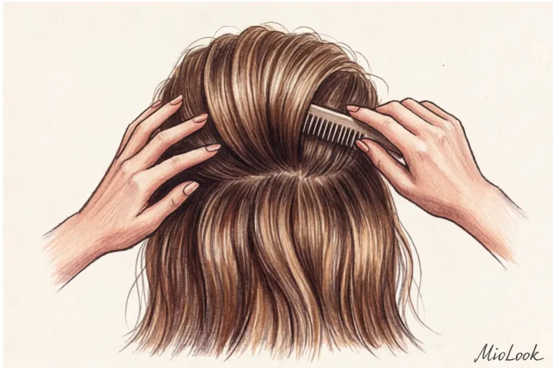 Объемная укладка в стиле Mob Wife: секреты идеальных локонов и начеса - 9