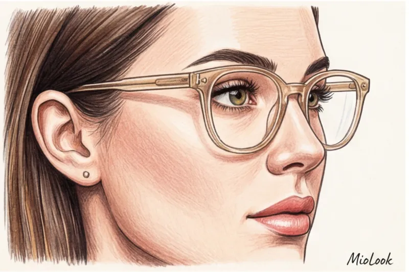 Лицо сердечком (перевернутый треугольник): секреты выбора очков и аксессуаров - 4