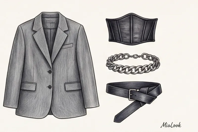 Корсеты, баски и акцентные ремни: как добавить драмы дневному луку - 5