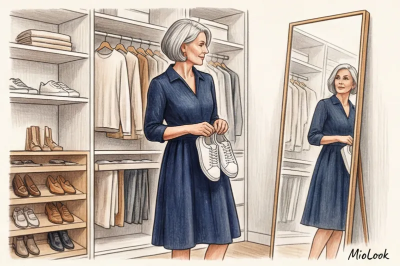 Стильная и удобная обувь для женщин 50+: от лоферов до кроссовок - 5