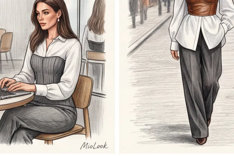 Топы, бра и корсеты поверх одежды: тренд на нестандартную многослойность - 8