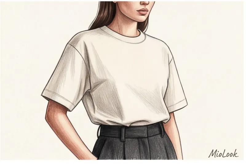 Базовые верхи: как выбрать идеальную белую рубашку, футболку и водолазку - 9