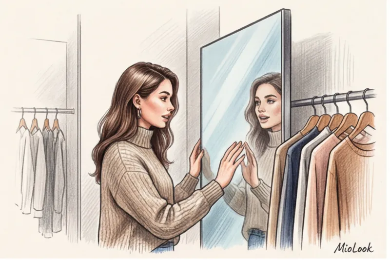 AI Stylist in Store: How Smart Screens Assemble a Capsule