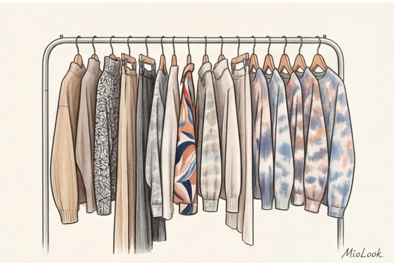 Абстракция и тай-дай: как интегрировать сложные арт-принты в капсулу - 7