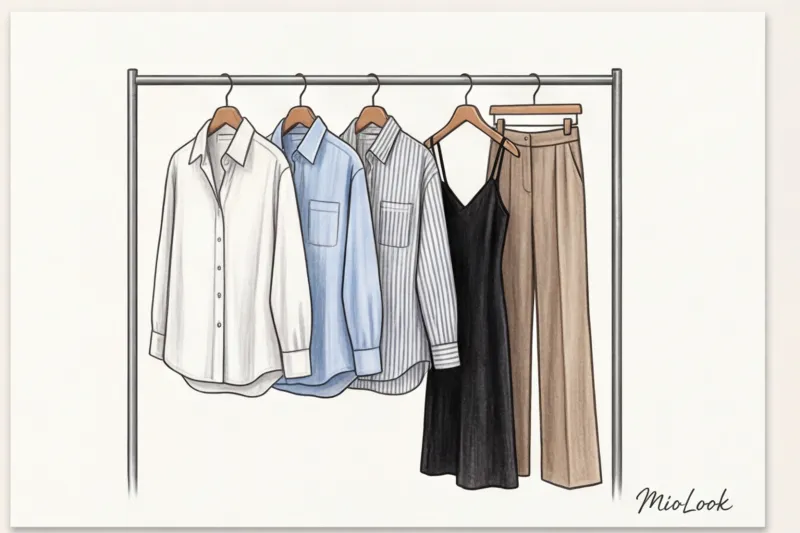 Стильные образы с обычной рубашкой для беременных - 6