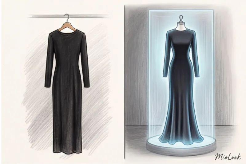 Закрытые вечерние платья: виртуальная примерка нарядов для торжества - 3