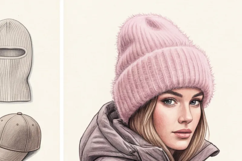 Какую шапку носить с пуховиком: стильные сочетания для зимы - 3