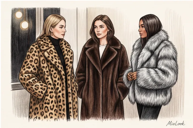 Какую шубу выбрать для образа Mob Wife: от винтажа до современного эко-меха - 9