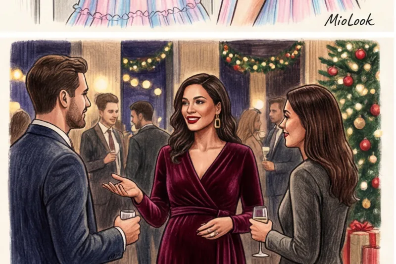 Нарядная одежда для беременных: образы для праздников и корпоративов - 4