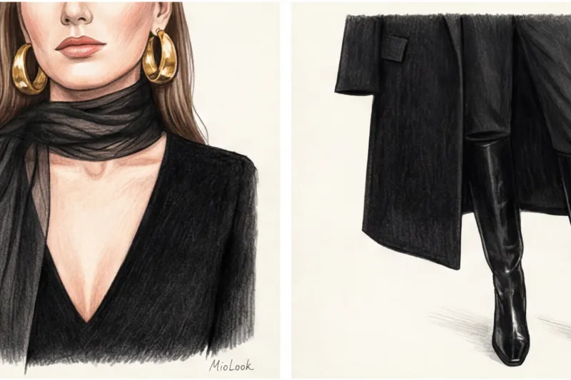 Тотал блэк: как носить черный монохром и не выглядеть мрачно - 5