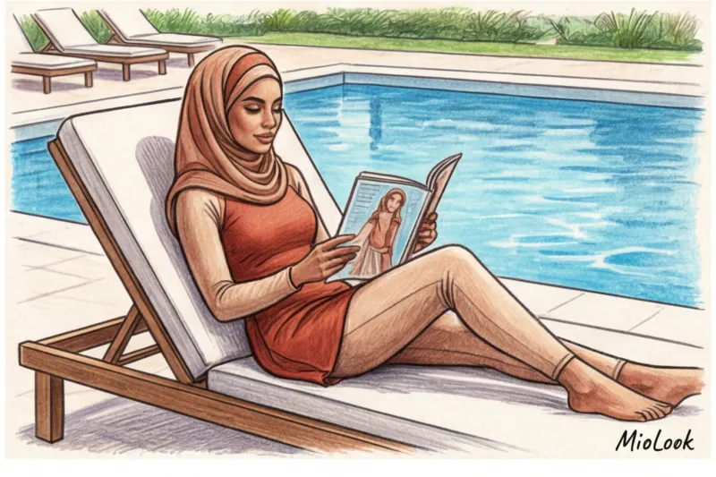 Купальный хиджаб и шапочки: стильные головные уборы для пляжа - 8