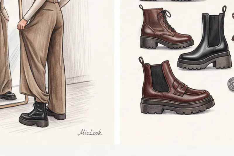 С чем носить грубые ботинки: стильные образы на каждый день - 8