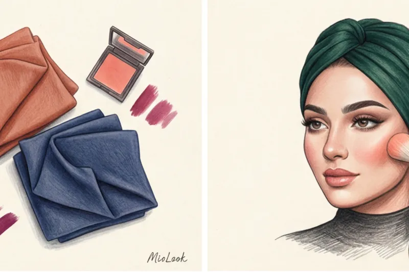 Как подобрать оттенки макияжа под цвет хиджаба или тюрбана - 2