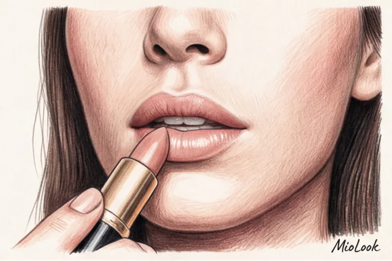 Базовые средства для губ: нюдовая помада, карандаш и тинт - 2