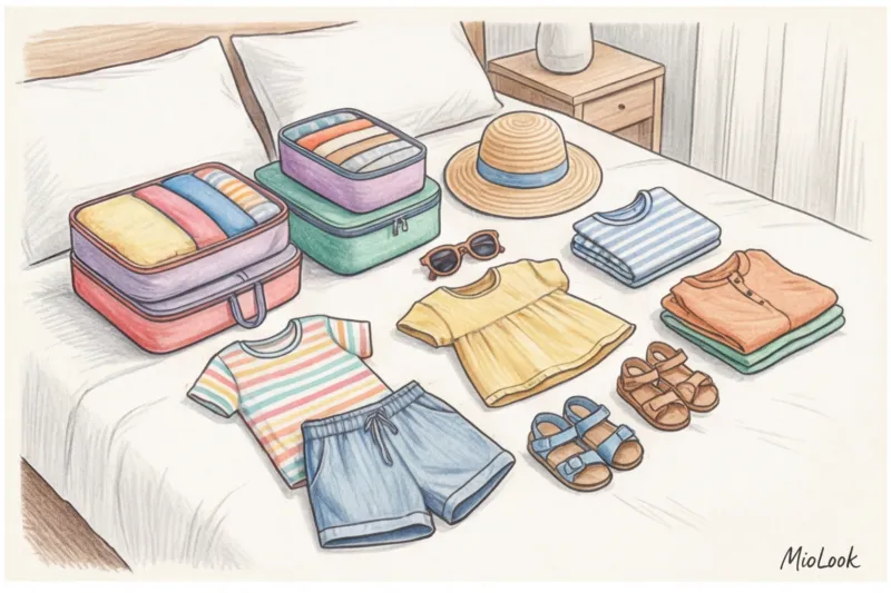 Собираем чемоданы без стресса: капсула в отпуск для всей семьи - 9