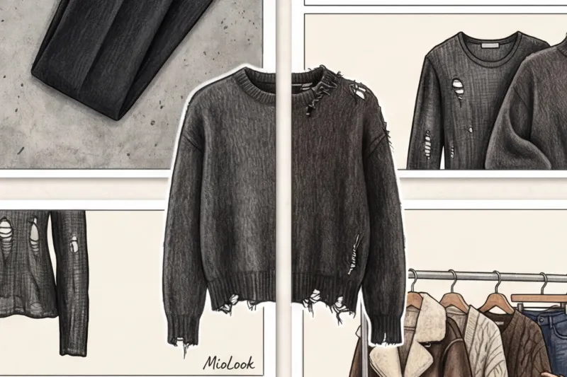 Зимний гранж: как одеваться тепло, но в бунтарской эстетике - 5