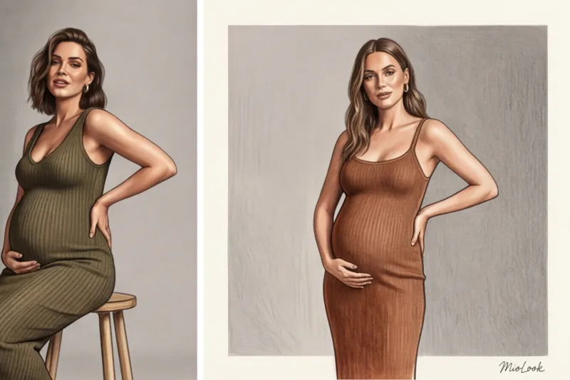 Что надеть на беременную фотосессию: лучшие идеи образов - 3