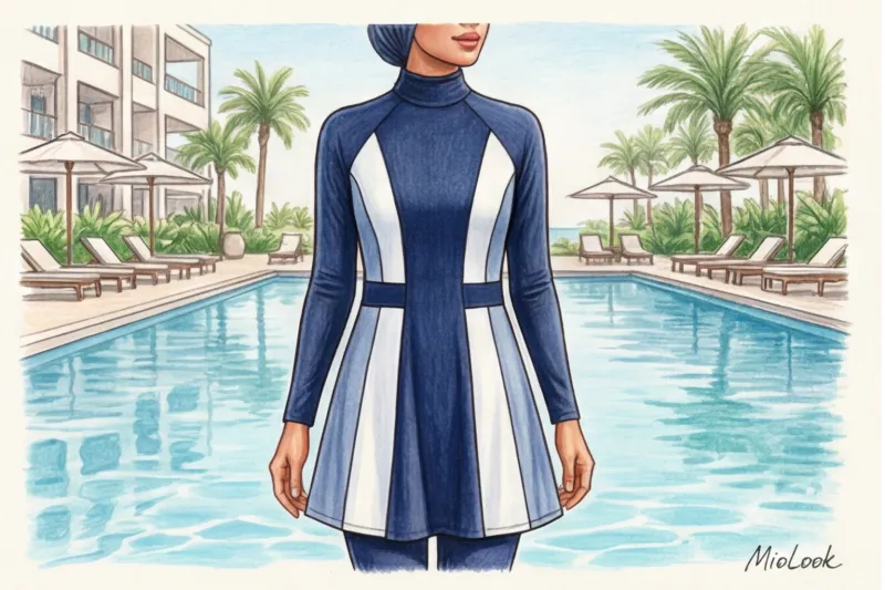 Скромная мода в отпуске: выбор буркини и пляжных образов - 4