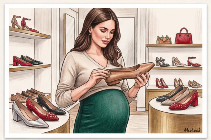 Можно ли беременным носить каблуки: безопасные альтернативы для праздничного образа - 5